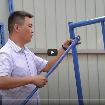 Video of Scaffolding Frame and Steel Plank